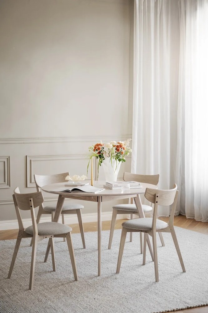 Светлосив вълнен килим 290x200 cm Auckland - Rowico