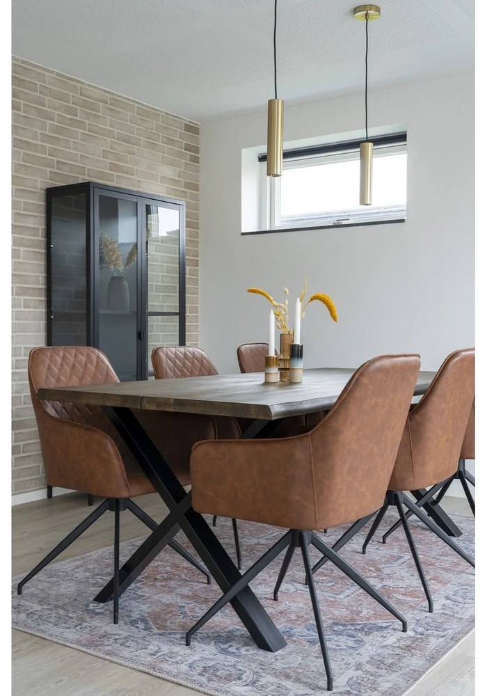 Висящо осветително тяло в златист цвят ø 6 cm Paris – House Nordic