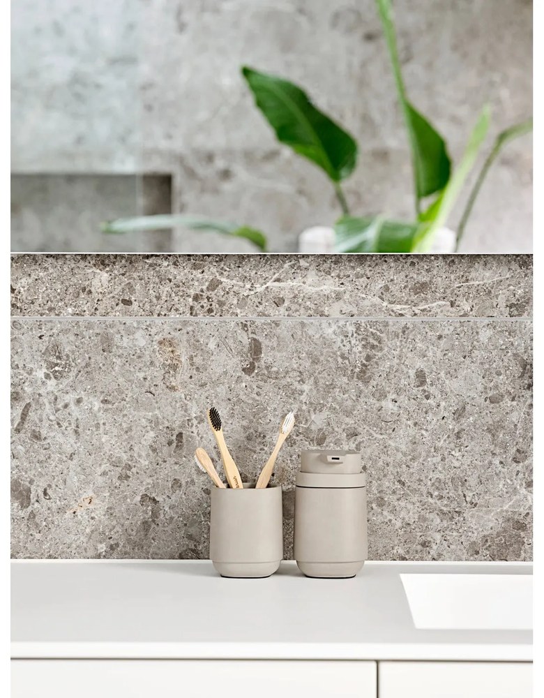 Бежов бетонен диспенсер за сапун Time - Zone