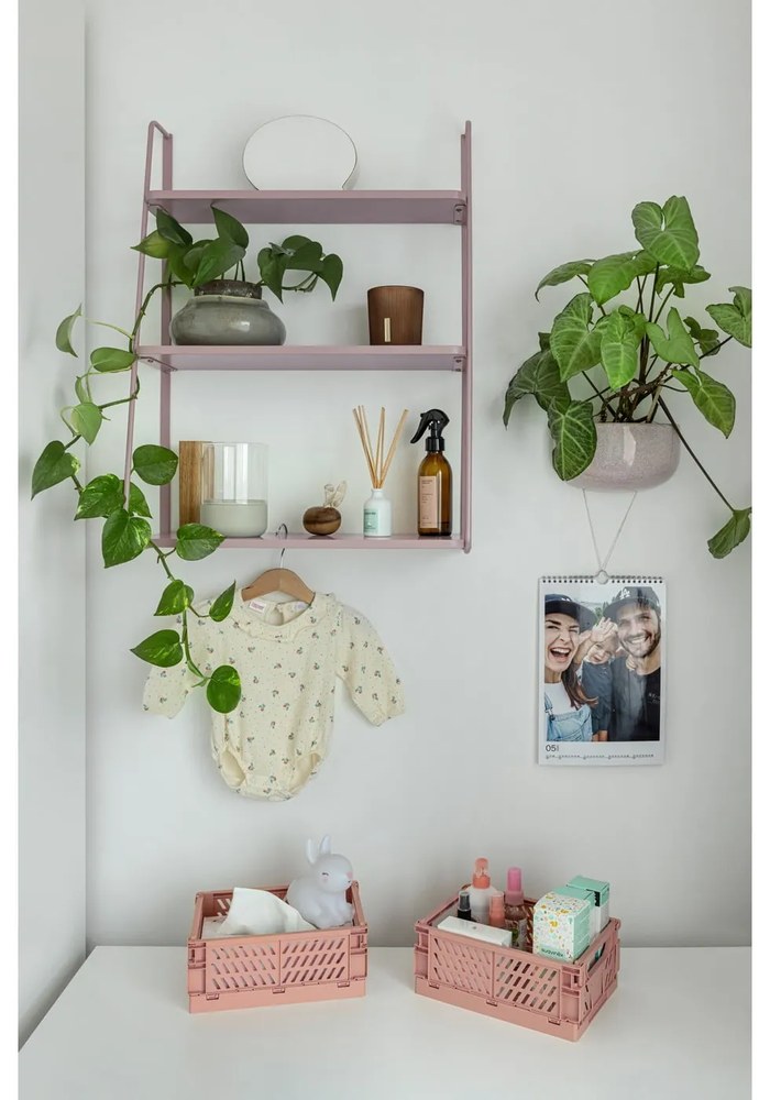 Стъклен свещник с бетонна основа - Blomus