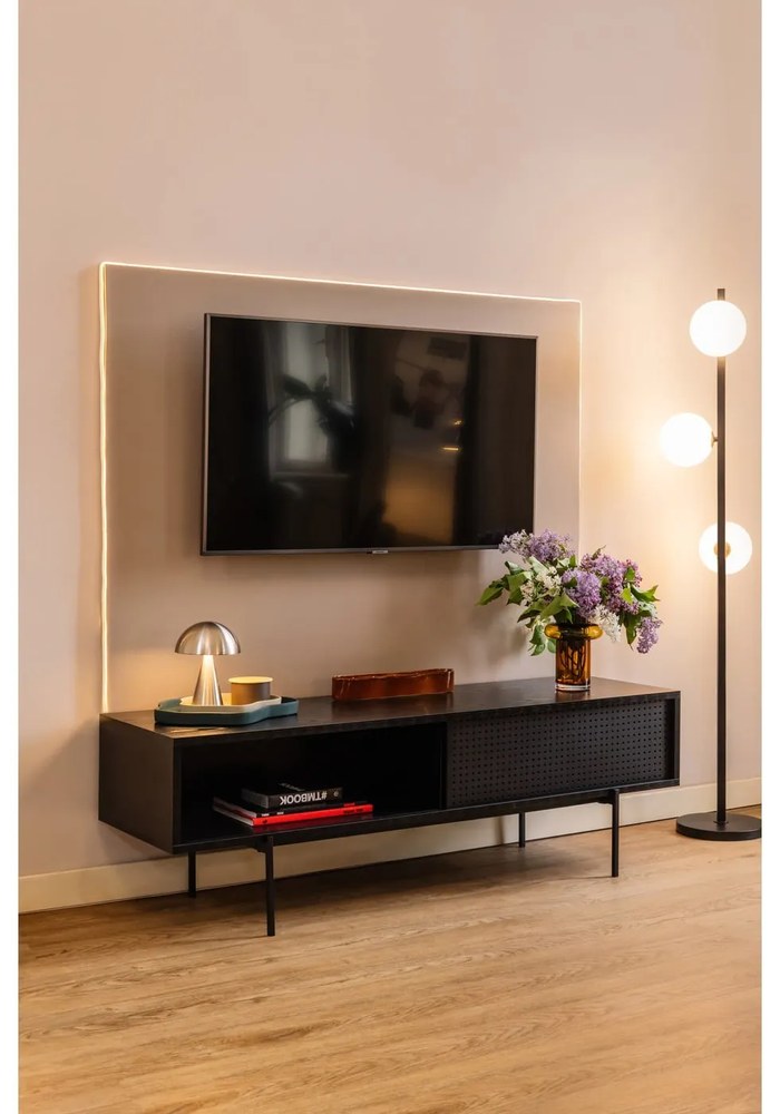 Тъмносива LED затъмняваща се настолна лампа (височина 20 cm) Mush – Hübsch