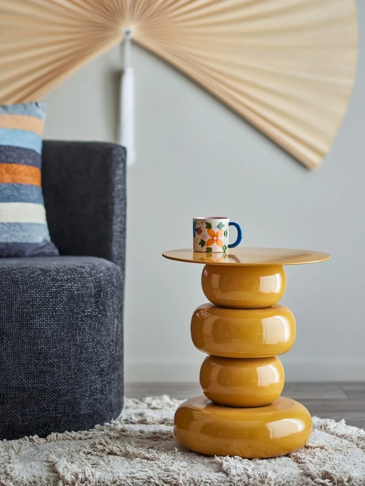 Черни/бежови керамични чаши в комплект 2 бр. 300 ml Maricala – Bloomingville