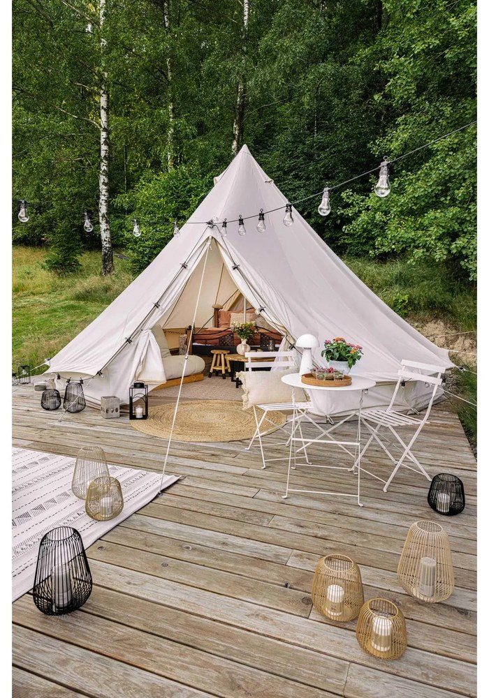 Сив разтегателен диван 140 cm Roots - Karup Design