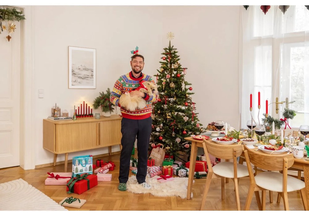 Керамичен свещник за чаена свещ Gingerbread Lighthouse – Kähler Design