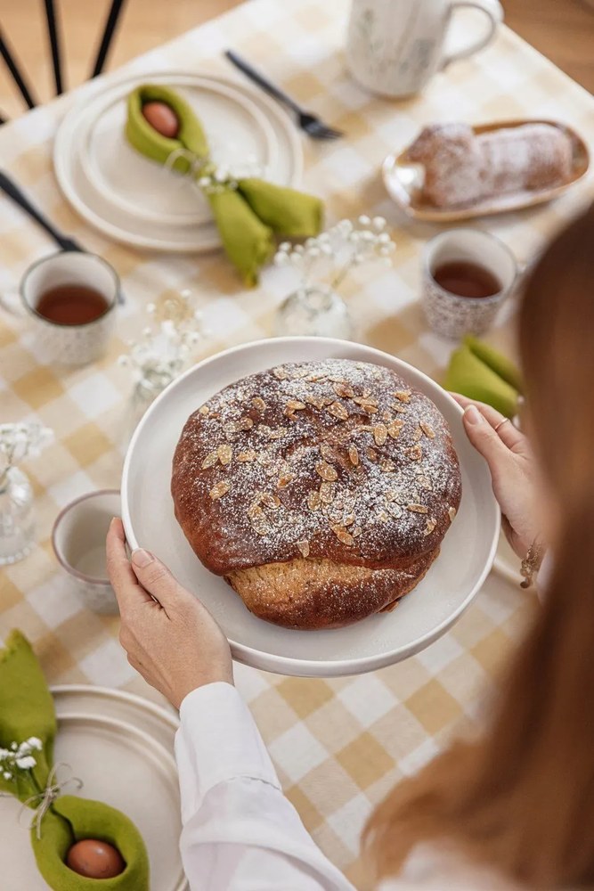 Керамичен кремав комплект от 18 части Malia - Bonami Selection