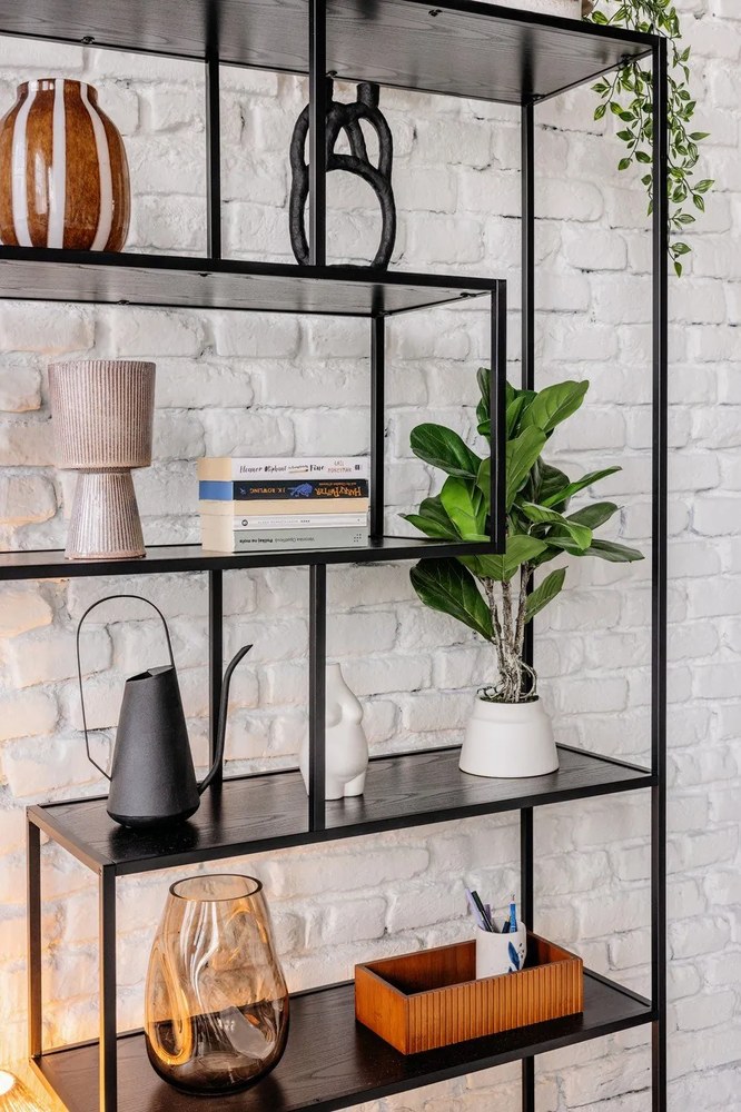 Кафява стъклена ваза Mayah - Bloomingville