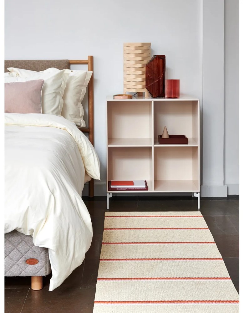 Пътека за открито и закрито в тухлен и кремав цвят 70x180 cm Olle Brick Cream – Pappelina