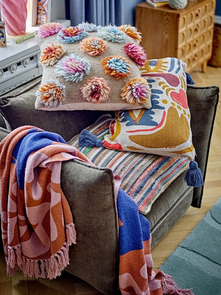 Декоративна възглавница със смес от вълна 50x50 cm Somma – Bloomingville