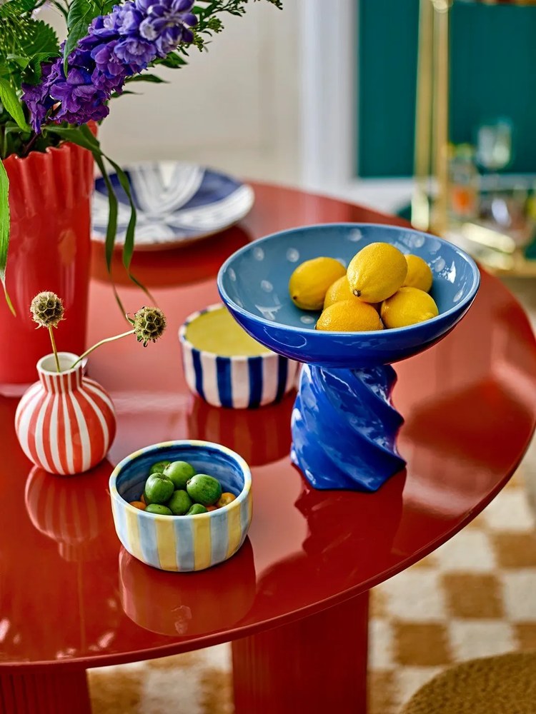 Синя керамична купа ø 24,5 cm Riley – Bloomingville