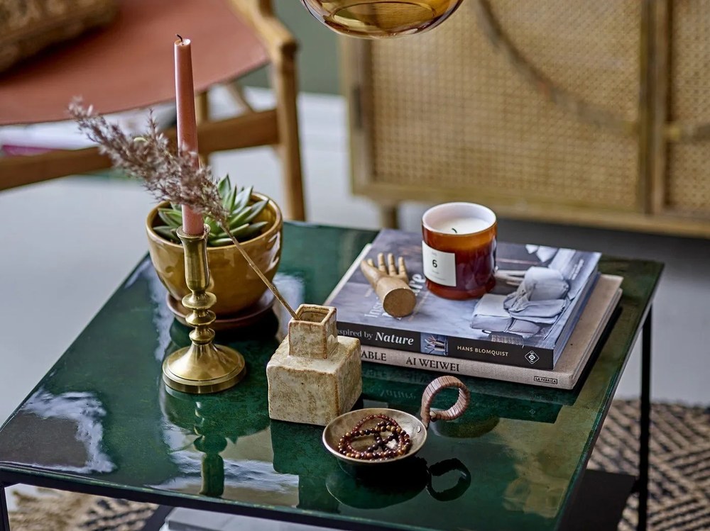 Комплект от 2 статуетки от мангово дърво Деко, височина 13 см Teis - Bloomingville