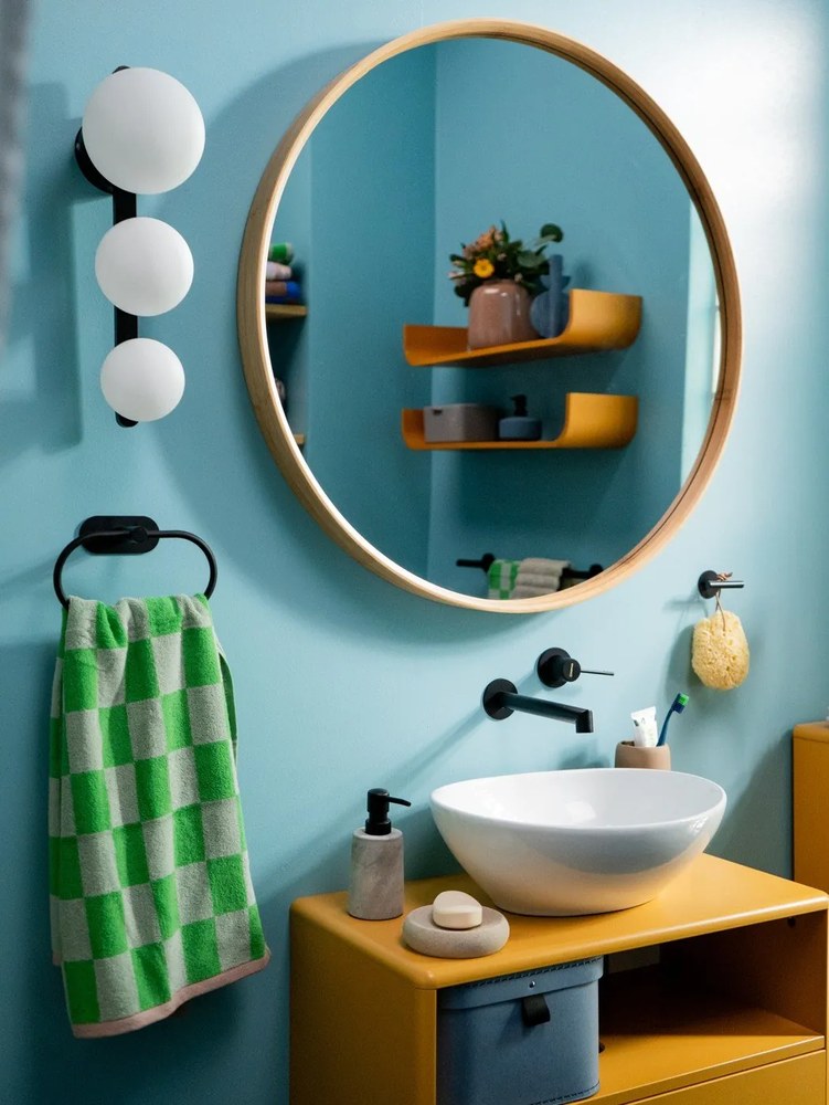 Матово черен пръстен от неръждаема стомана за държач за кърпи Turbo-Loc® Orea - Wenko