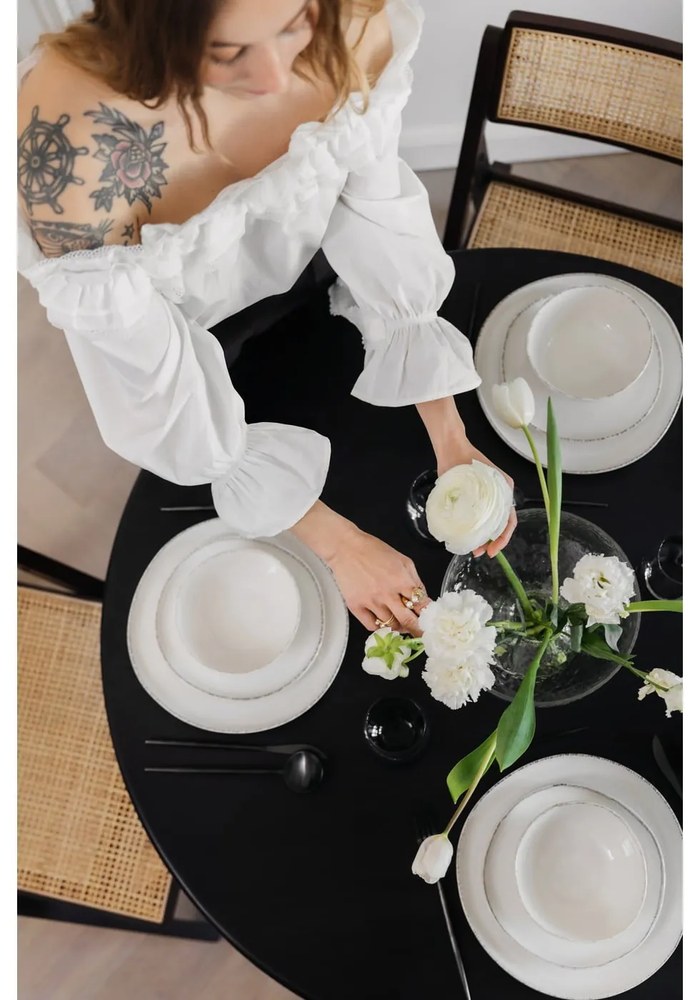 Стъклена ръчна изработка ваза (височина 19 cm) Aino – Hübsch