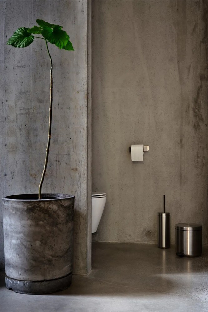 Четка за тоалетна от неръждаема стомана в матово сребрист цвят Ume – Zone