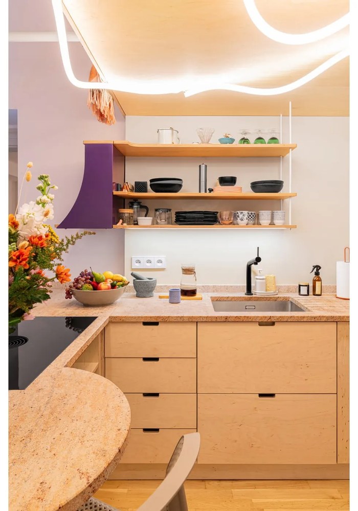 Черна/лилава глинена купичка 1 l Gastro Black/Purple – Bitz