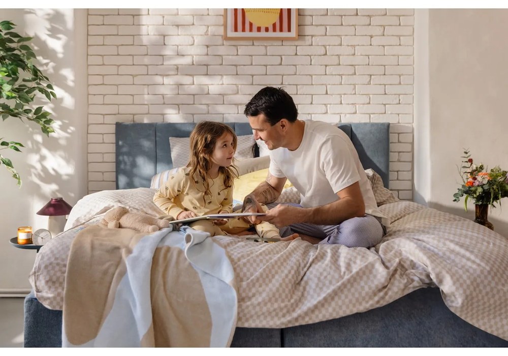 Лилава и бежова метална настолна лампа Chipper - Hübsch