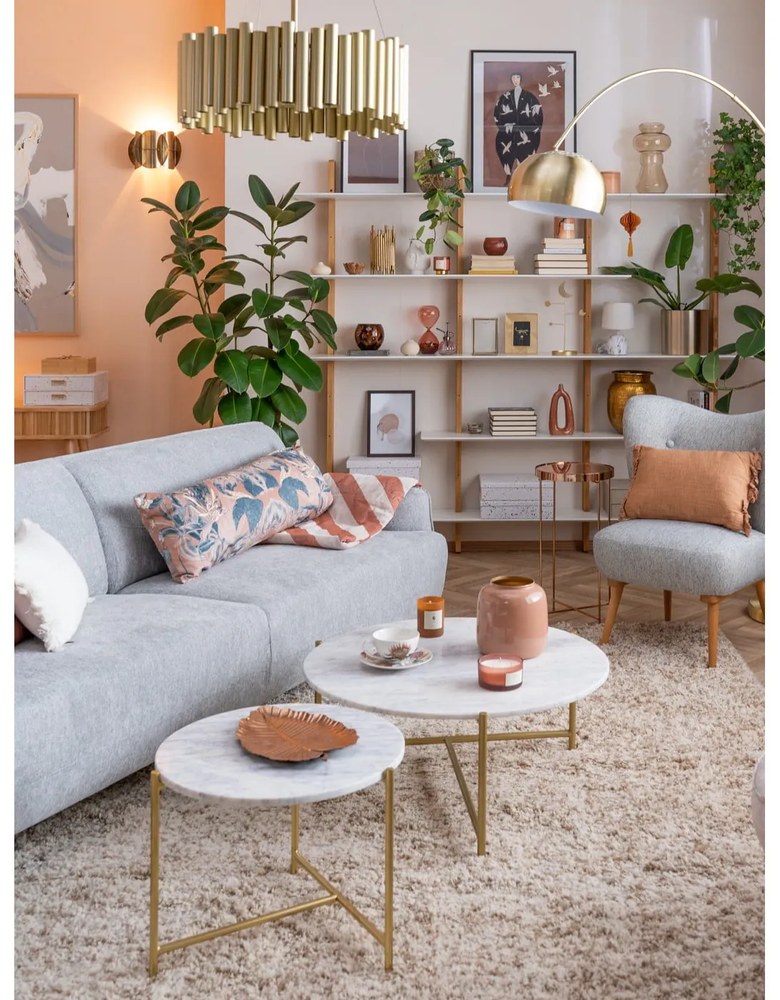 Кръгла маса със стъклен плот ø 33 cm Allure - Premier Housewares