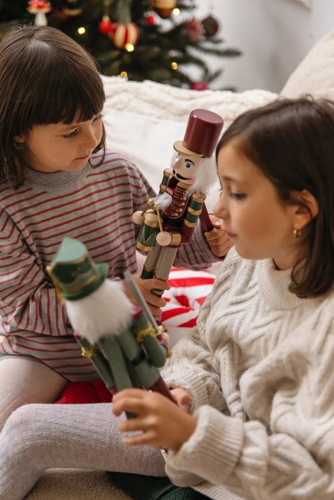 Дървени Коледни фигурки в комплект от 2 бр. (височина 38 cm) Darren – Bloomingville