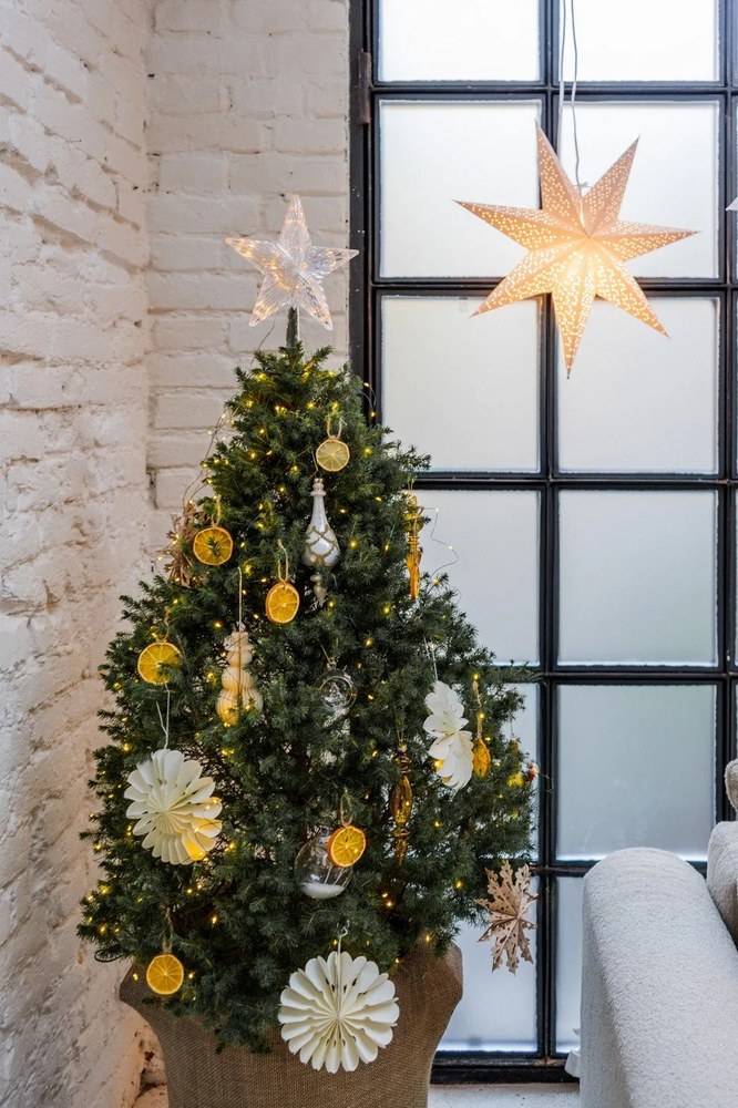 Бяла светлинна декорация Точка, Ø 70 cm - Star Trading