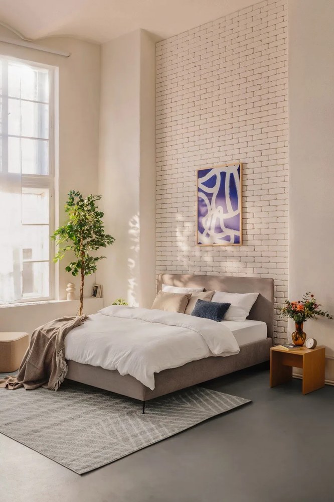 Сгъваема маса от дъбово дърво По-малко, 40 x 40 cm - Hübsch