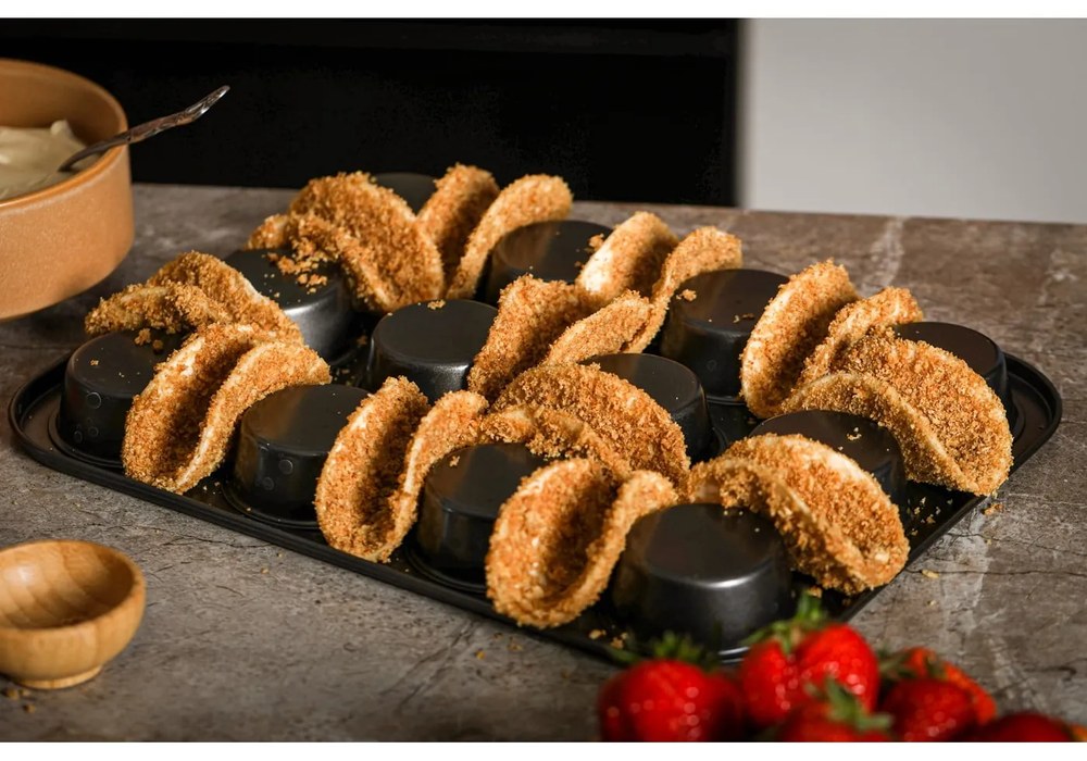 Керамичен тухленооранжев комплект от 12 части Malia - Bonami Selection