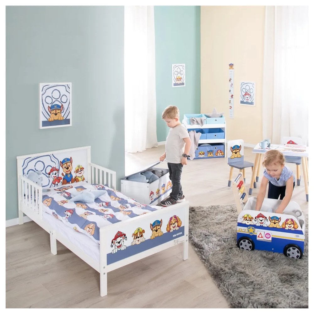 Памучно спално бельо за детско креватче 100x135 cm Paw Patrol – Roba
