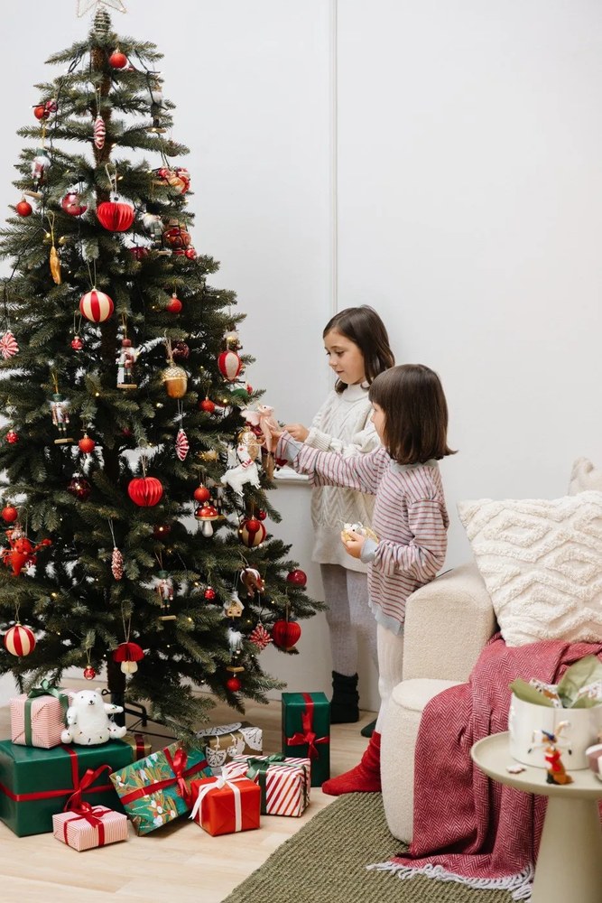 Стъклена Коледна украса 9 cm Candy – Bloomingville