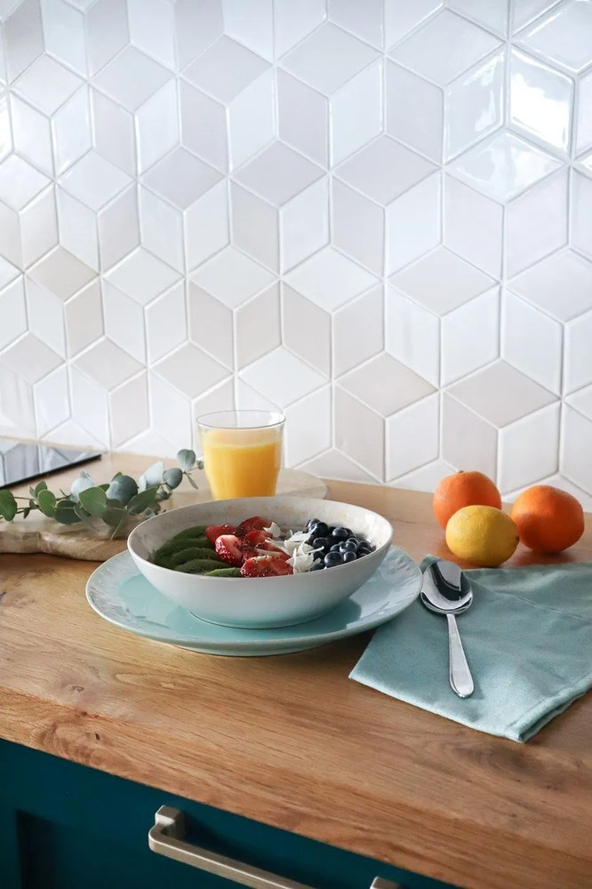 Бяла каменна дълбока чиния ø 21,5 cm Taormina – Casafina