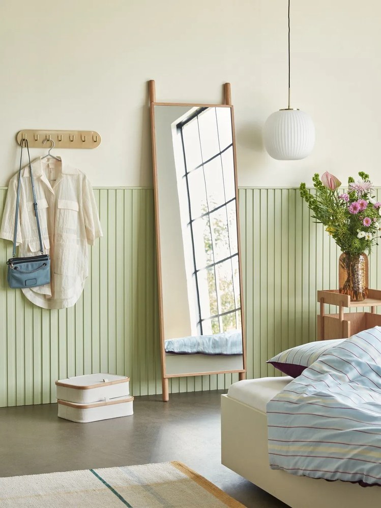 Комплект от 2 бежови текстилни органайзера Bamboo - Hübsch