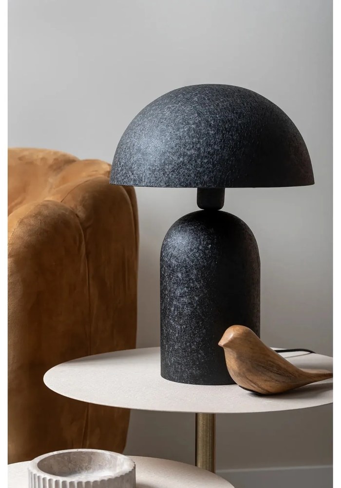 Черна настолна лампа (височина 43 cm) Boaz - Leitmotiv