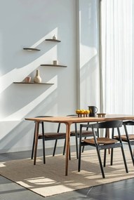 Рафт от кафяв дъб 70 cm Mu - Gazzda