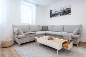 Бяла масичка за кафе Arista - Teulat