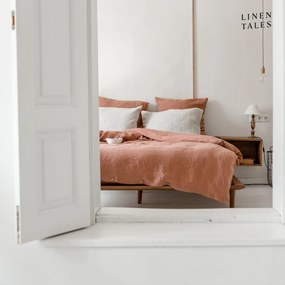 Бяла ленена калъфка за възглавница , 45 x 45 cm - Linen Tales