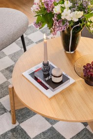 Зелено-кафява стъклена купа за плодове ø 25 cm Bonbon - Hübsch