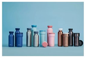 Бутилка от неръждаема стомана в сребрист цвят 350 ml Natural brushed – Mepal