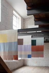 Одеяло в жълт и син цвят 125x190 cm Brick - Mette Ditmer Denmark