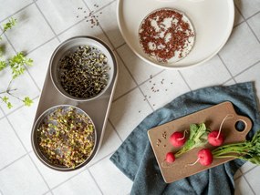 Керамичен кремав комплект от 12 части Malia - Bonami Selection