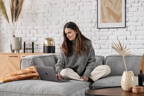 Ваза от каменна керамика, височина 18 cm Jona - Bloomingville