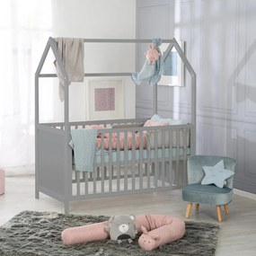 Светлосиньо кадифе бебешки стол Lil Sofa - Roba