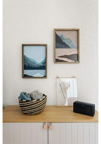 Бял нисък скрин от масивен бор 150x80 cm Miranda – Marckeric