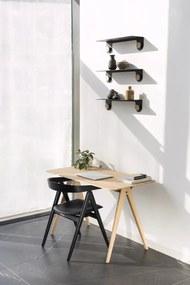 Работна маса от масивен дъб 60x120 cm Ava – Gazzda