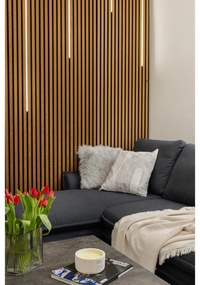 Антрацитен ъглов разтегателен диван, ляв ъгъл Charming Charlie - Miuform