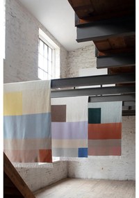 Одеяло в жълт и син цвят 125x190 cm Brick - Mette Ditmer Denmark