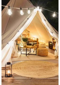 Светлокафяв кръгъл килим, ø 180 cm Bombay - House Nordic