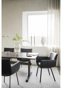 Черни тапицирани трапезни столове в комплект 2 бр. Hinckley – Rowico