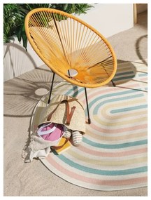 Жълт градински стол метален/пластмасов Avocado Comfort – Bonami Selection