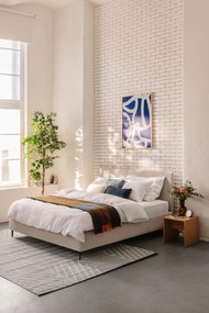 Сгъваема маса от дъбово дърво По-малко, 40 x 40 cm - Hübsch