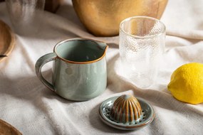 Зелен фаянсов чайник със сокоизстисквачка Pixie - Bloomingville