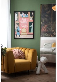 Бежово двойно легло 180x200 cm тапицирано без ламелно дъно Mattis Cord – Meise Möbel