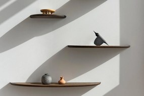 Рафт от кафяв дъб 70 cm Mu - Gazzda