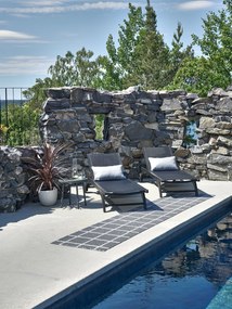 Възглавница за открито 38x58 cm Sunny Pale Turquoise – Pappelina